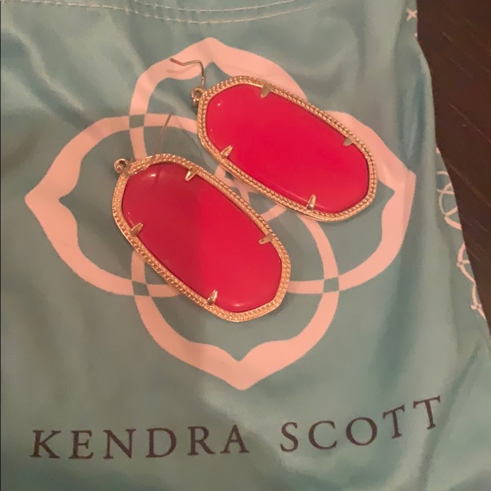 Kendra Scott Red Large earrings
